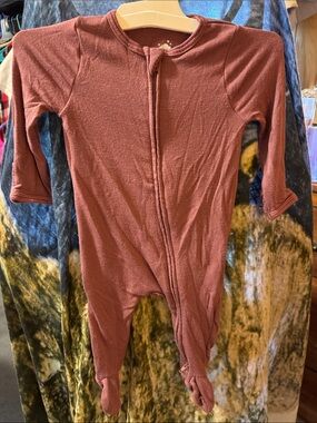 cloud island Mauve Footed One-Piece Pajamas